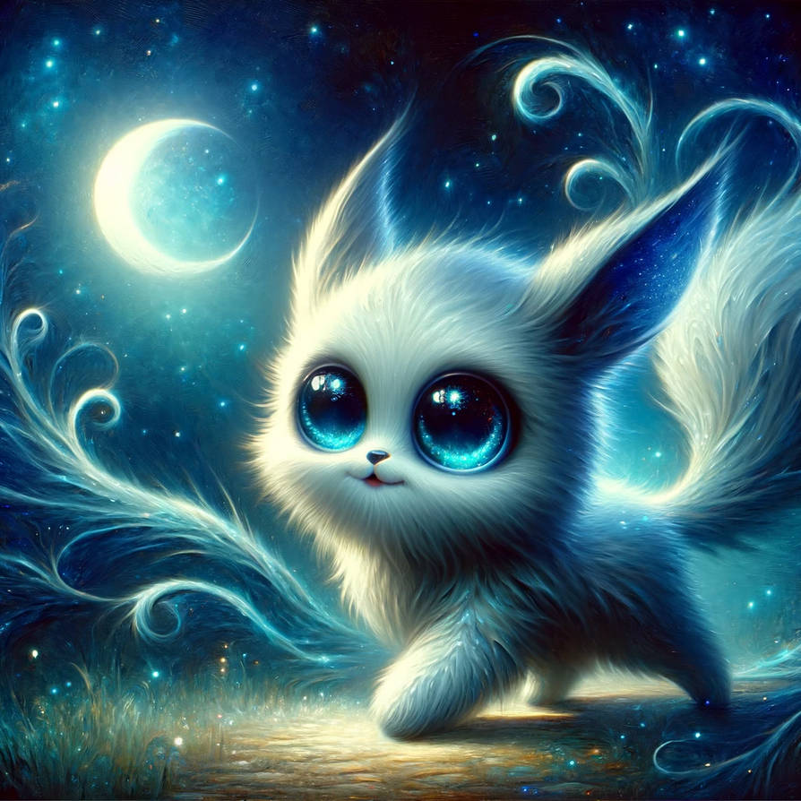 Cute furry creature by FutureRender on DeviantArt