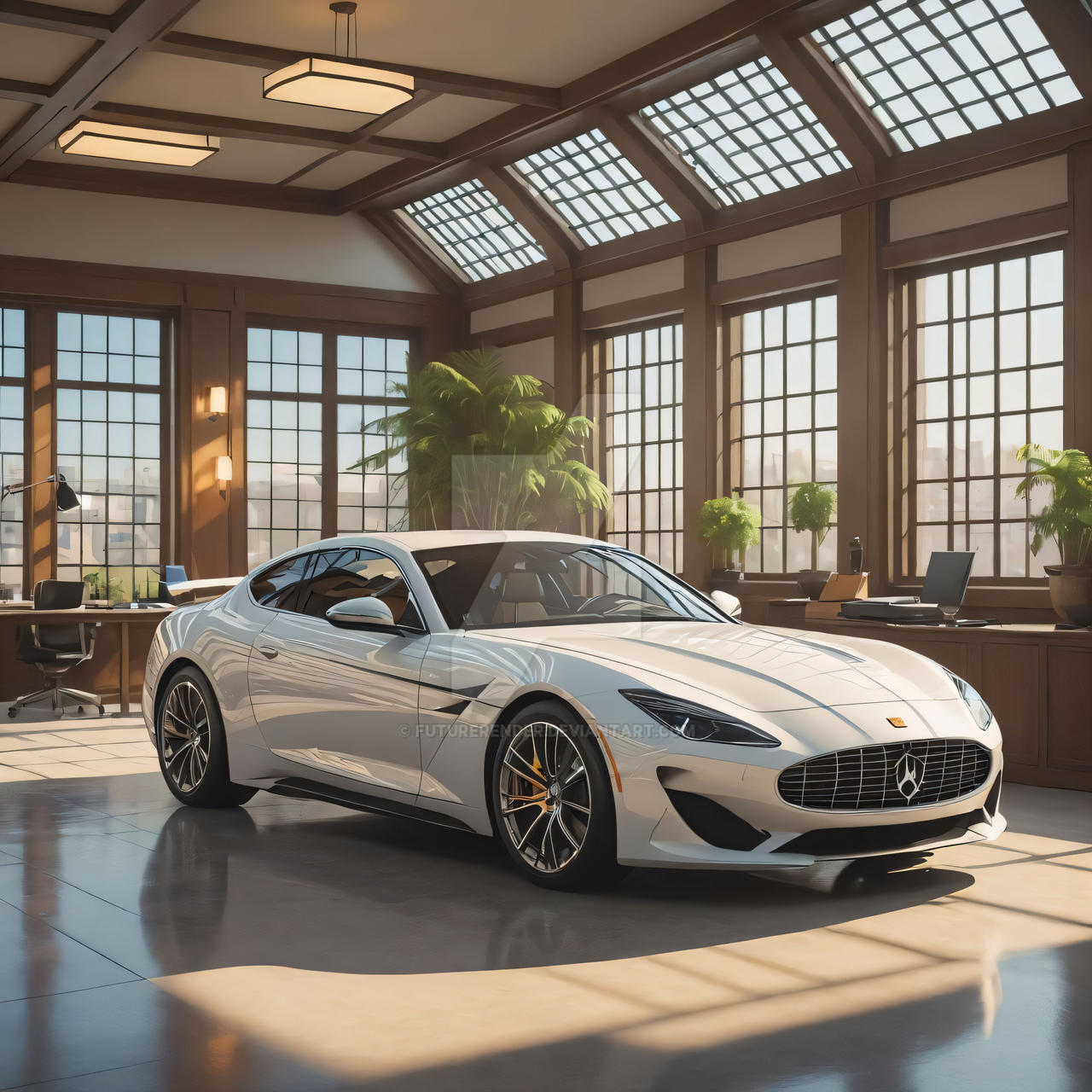 Ferrari in the House by FutureRender on DeviantArt
