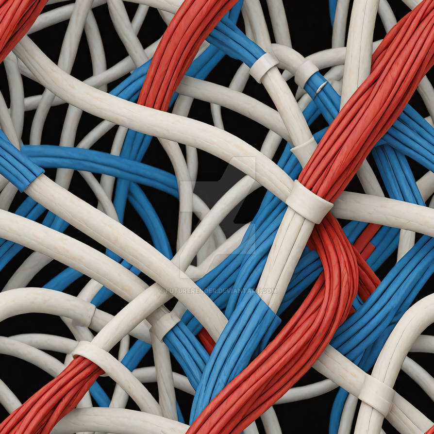 Endless Entangled cables by FutureRender on DeviantArt