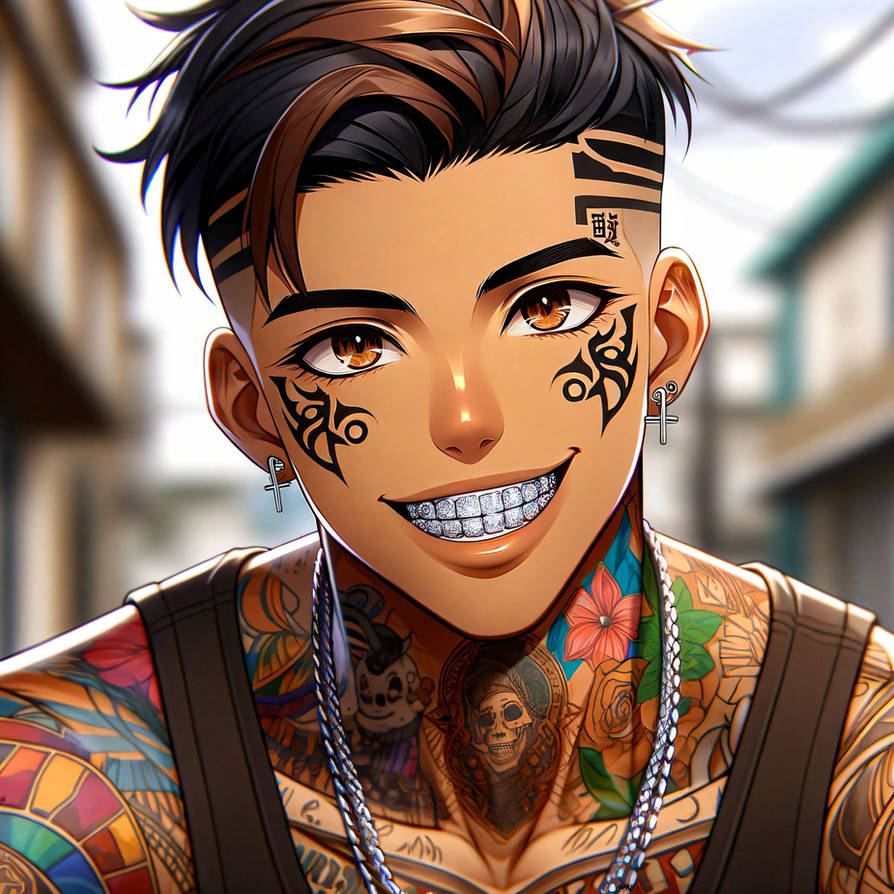 Rapper anime guy by FutureRender on DeviantArt
