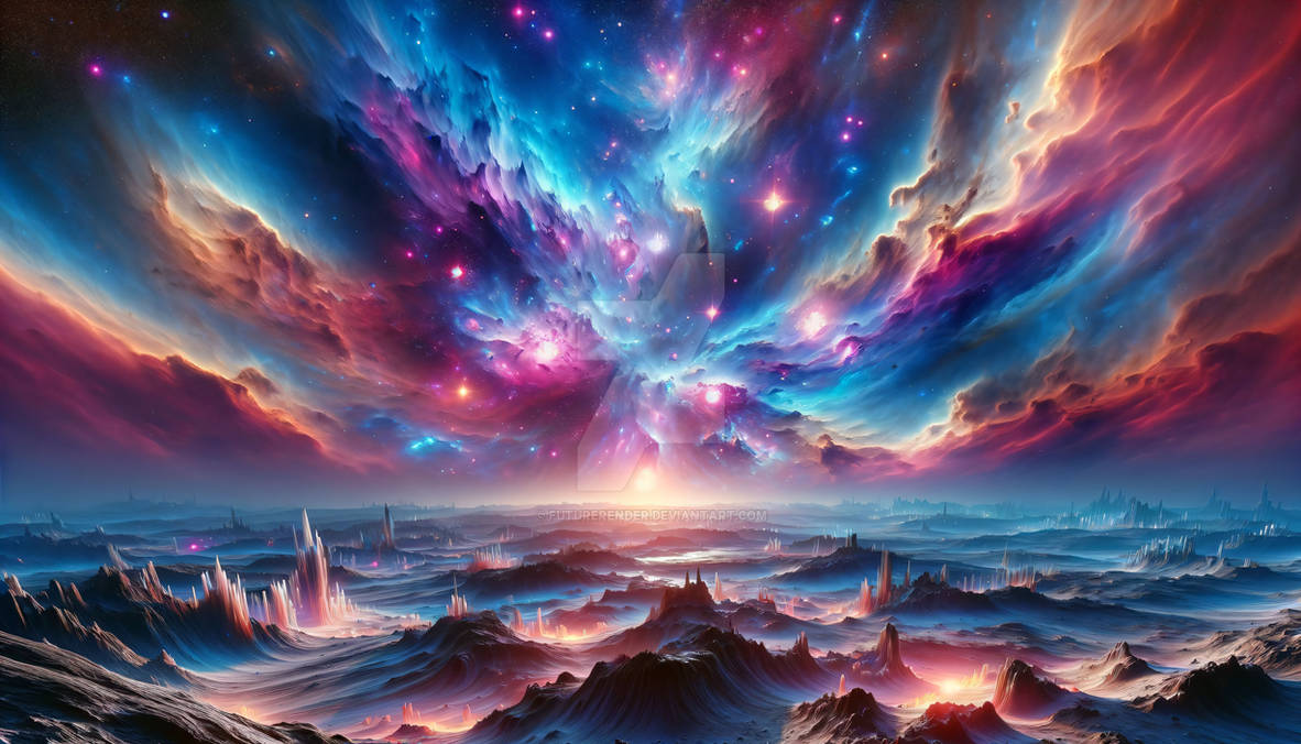 Strange World Inside A Starburst Nebula By Futurerender On Deviantart Strange World Inside A Starburst Nebula By Futurerender On Deviantart