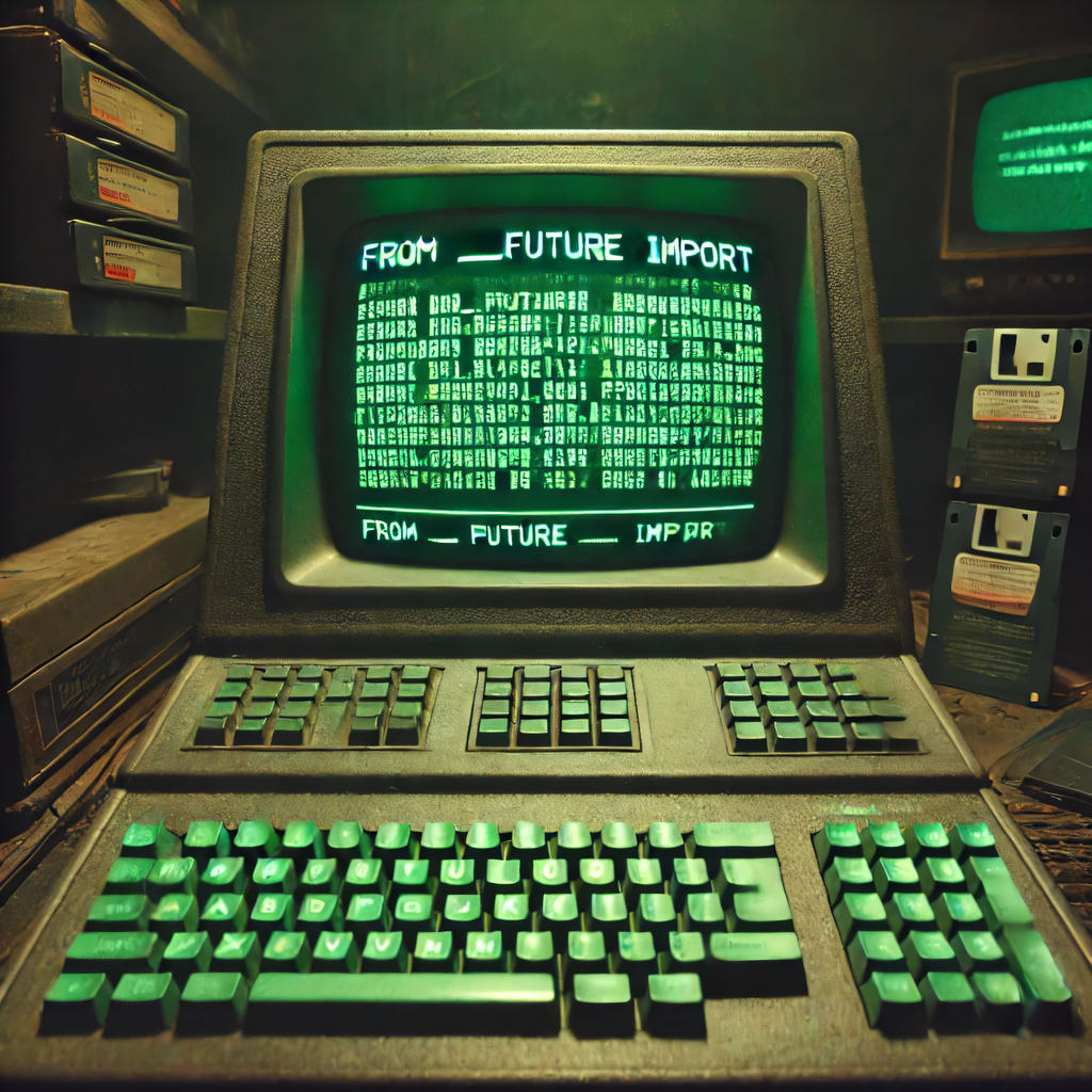A vintage computer terminal by FutureRender on DeviantArt