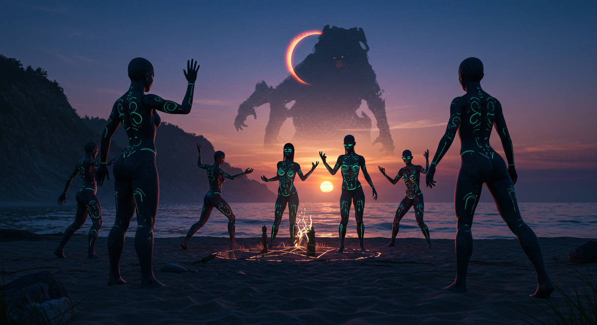 Beach Ritual (80) by FutureRender on DeviantArt