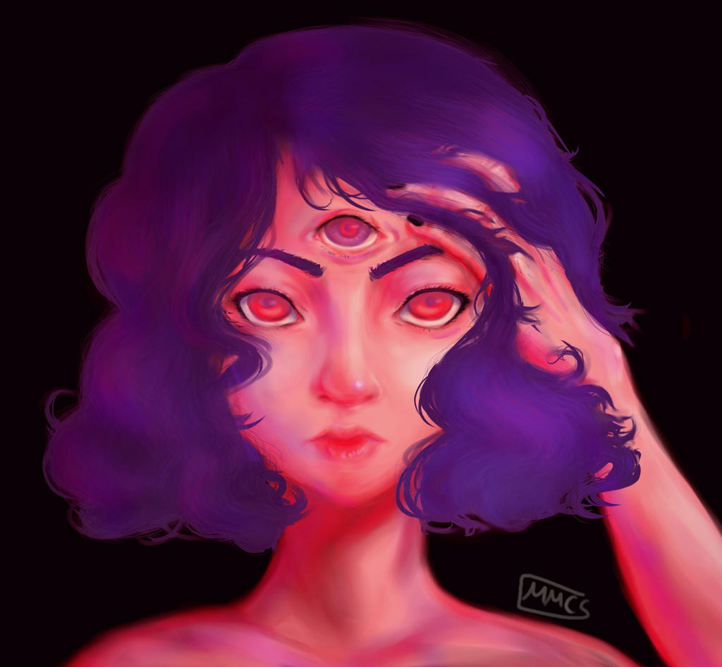 Three Eyed Girl by marlunne on DeviantArt