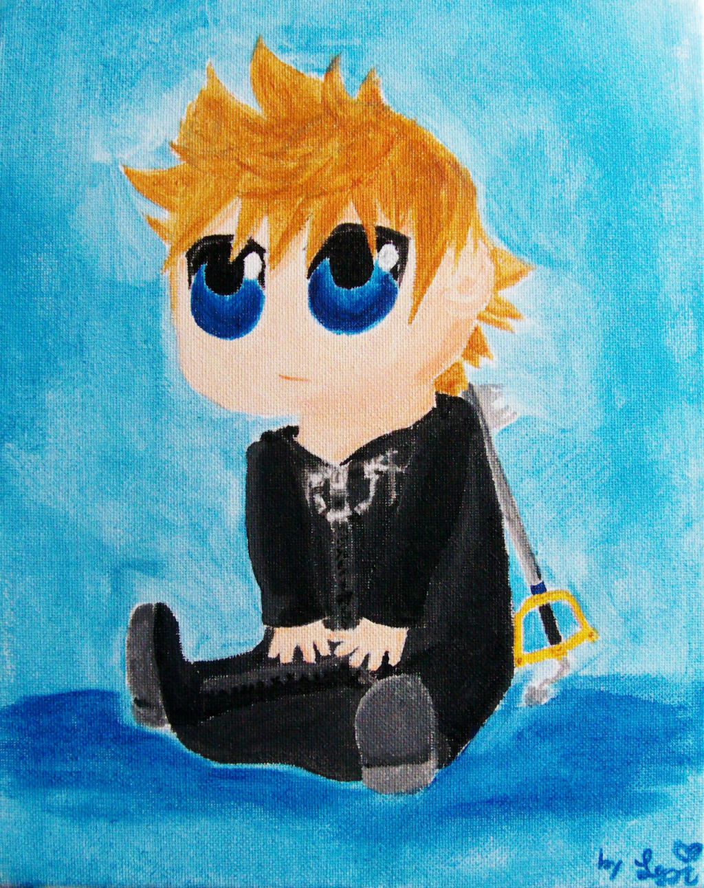 Chibi Roxas by byLysi on DeviantArt