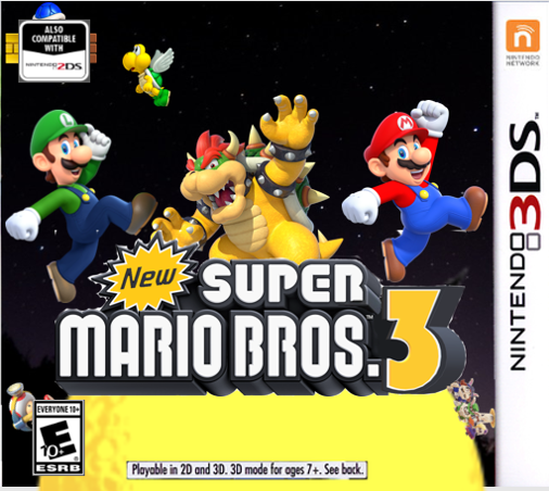 Midlertidig Rig mand Sprede New Super Mario Bros 3 for Nintendo 3DS by Papermariofan1 on DeviantArt