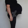 pregnant in black