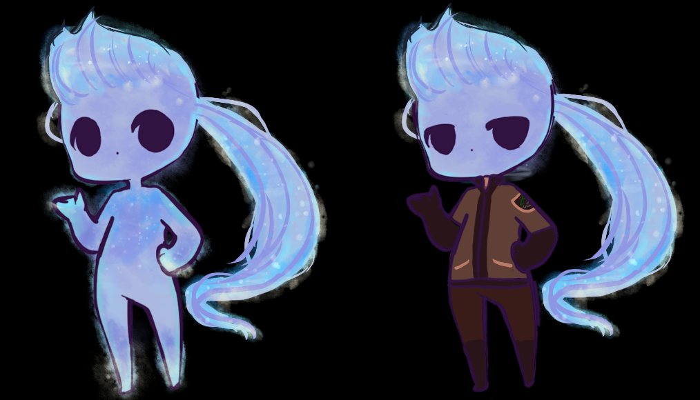 Baby Blue Galaxy Person Adopt