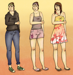Becca Character Outfit Reference