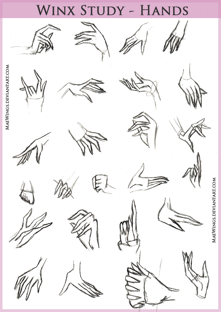 Winx Studies - Hands