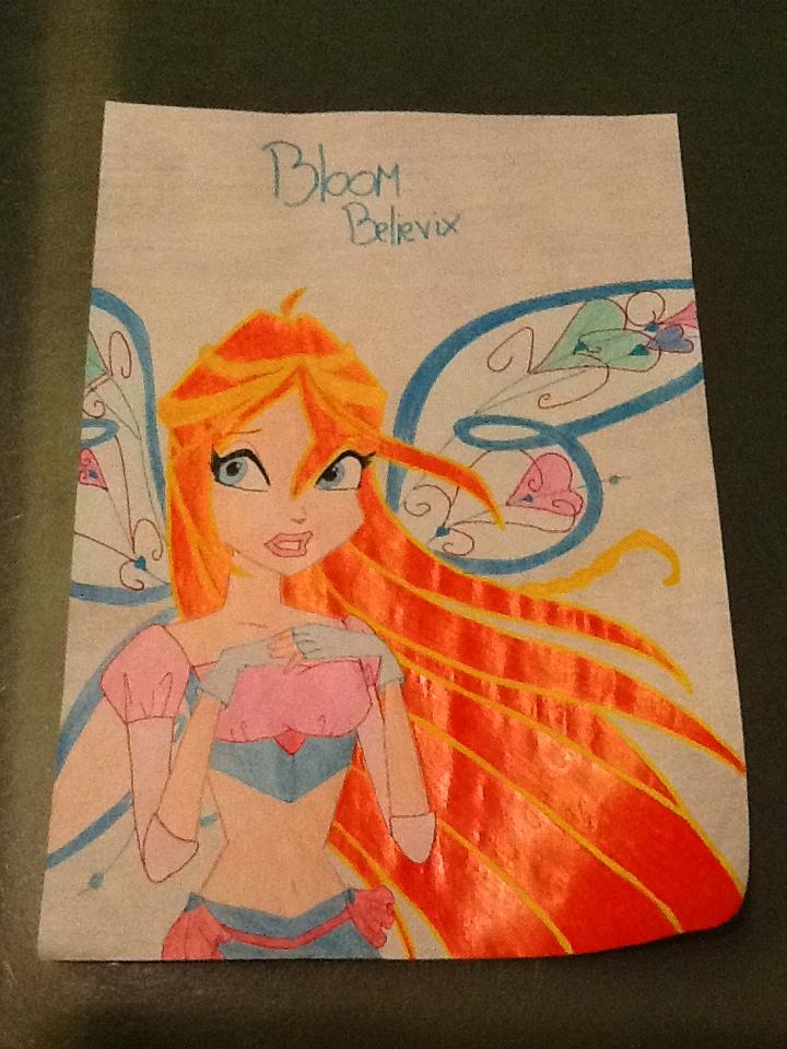 my Bloom Believix drawing with collor