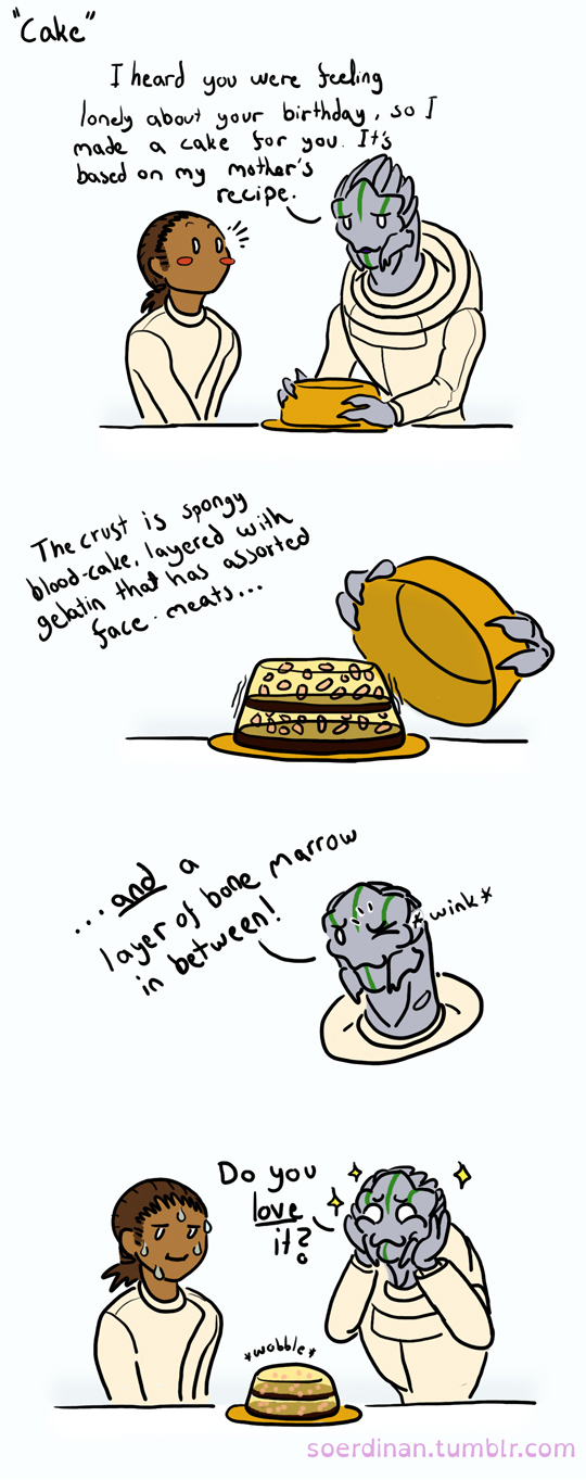 Mass effect - Turian cake