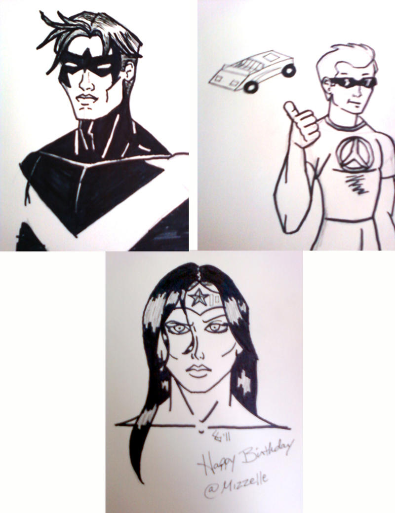 DC Sketches by MetalPudding