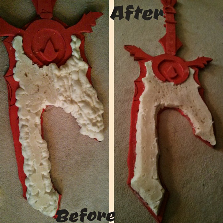 Battle Bunny Riven sword progress