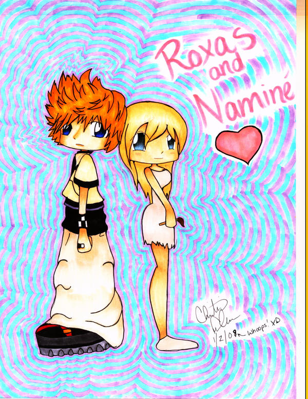 Roxas and Namine