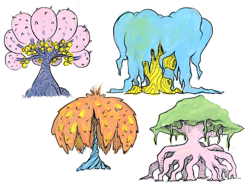 Odd Tree Out Inktober Twist Day 25 - Odd Tree Designs by CPTBee on DeviantArt