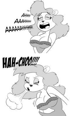 Julie Bruin sneeze