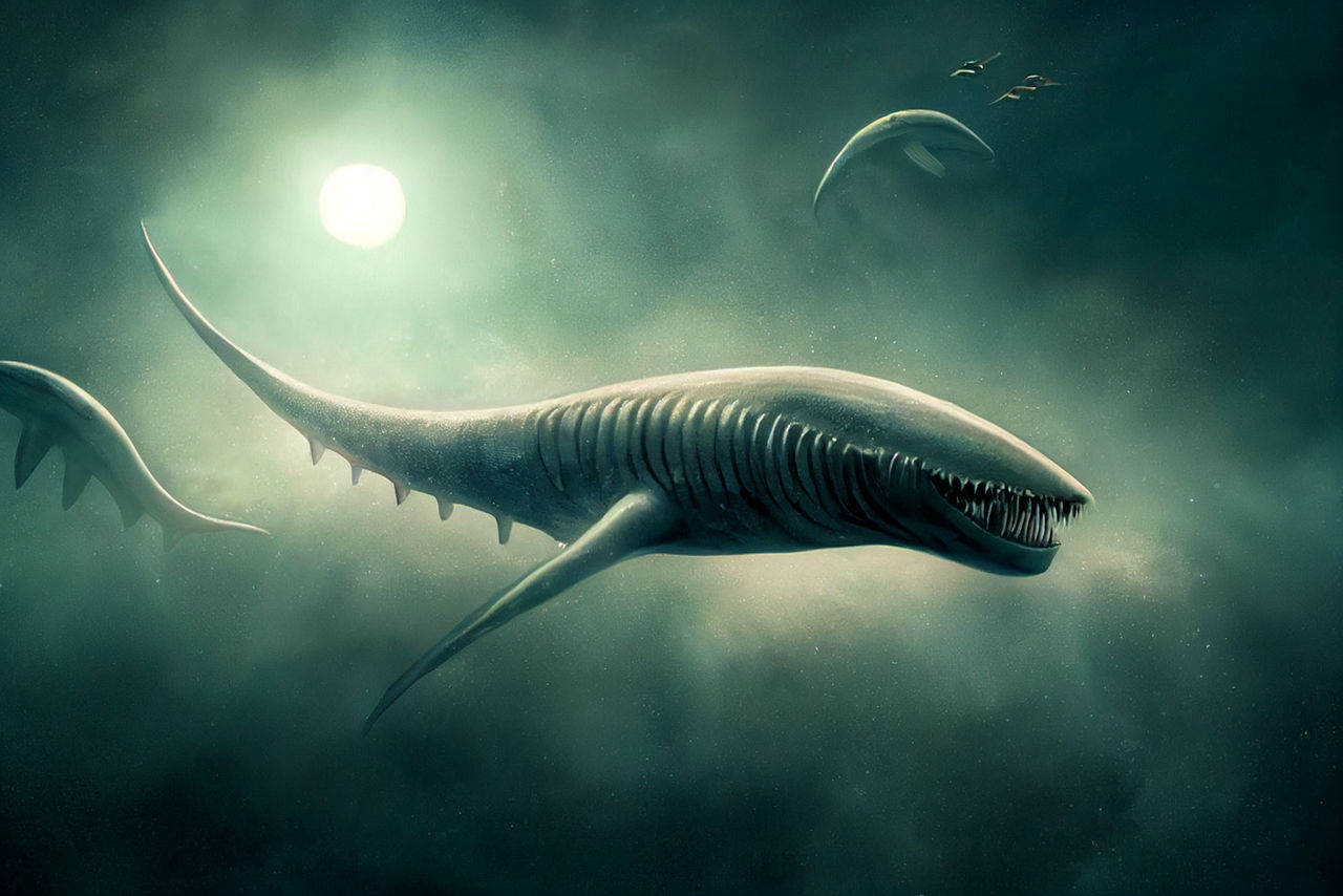Marine Life of Kepler 22b, Ocean Planet (Exibit C) by Spectral-Genesis ...