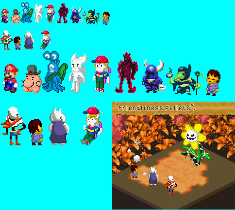 Characters I like in SMRPG style. by LukeTheeMewtwo on DeviantArt