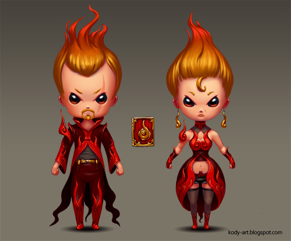 Chibi Fire Mage