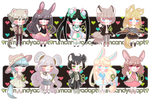 Nocturne Serenity Chibis - $8/each (sold/closed) by RumCandyAdopt