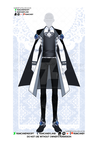 Victor Knight Outfit R975 (sold) by RumCandyAdopt on DeviantArt