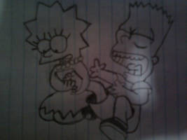 Bart Simpson tickled
