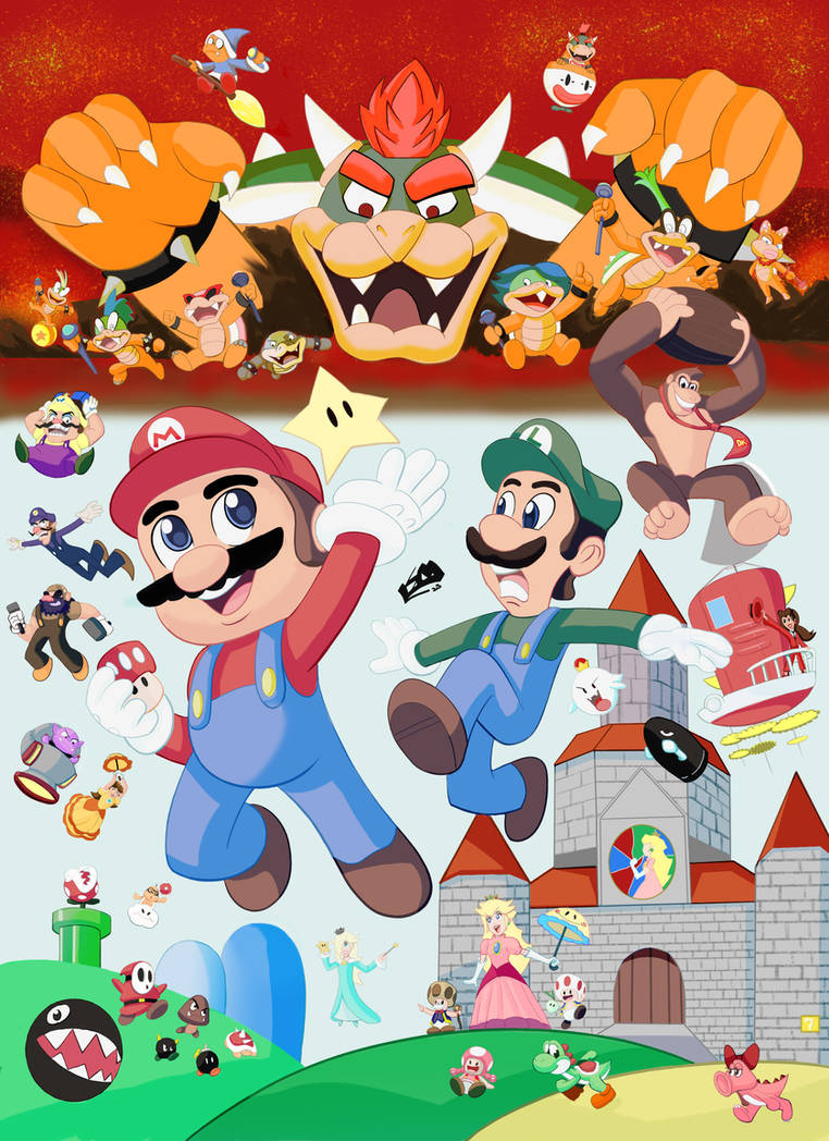 Super Mario Bros. PC Port - Super Mario All-Stars by Mariofan345