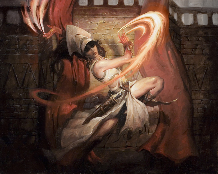 Flamespeaker Adept by LucasGraciano