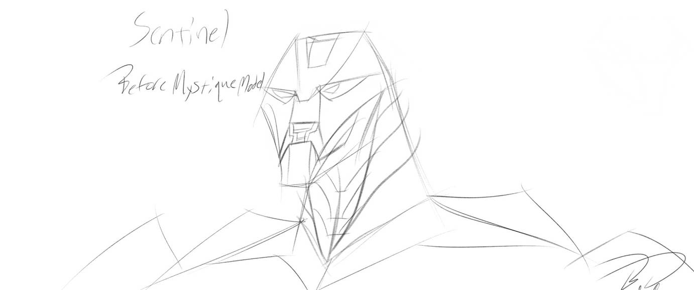 Sentinel Damage Drawing Sentinel by BenAllen217 on DeviantArt