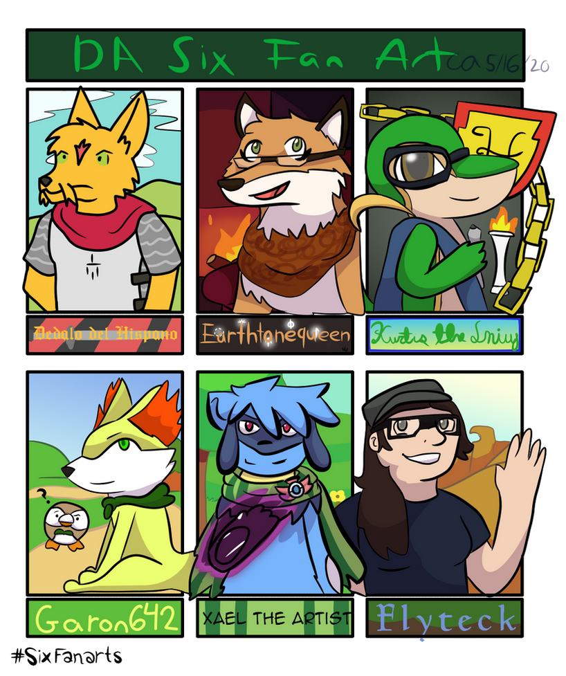 Six Fans DeviantArt Six Fan Art Challenge by ToastorMan on DeviantArt