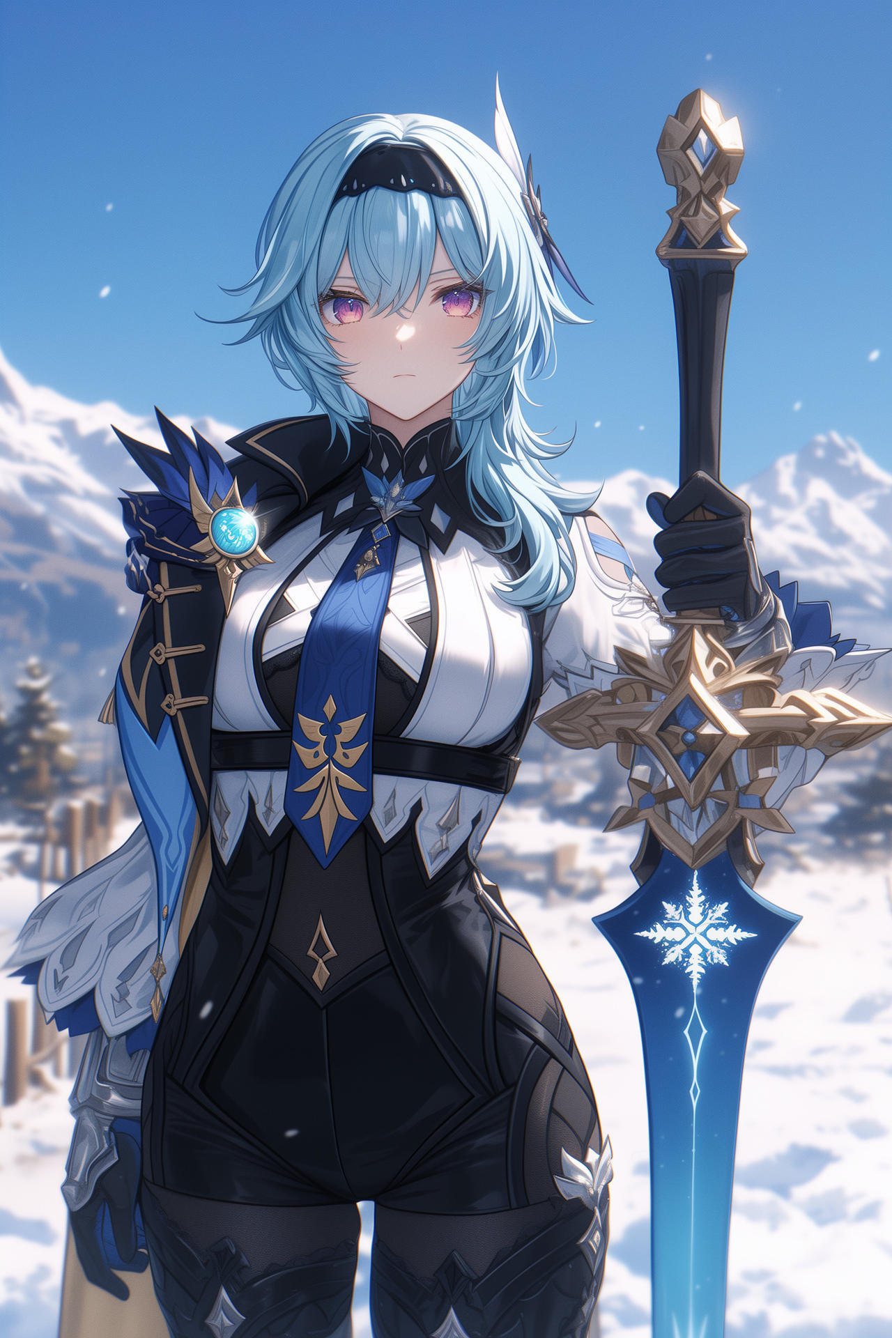 Eula (Genshin Impact) by AlbedoAIanime on DeviantArt