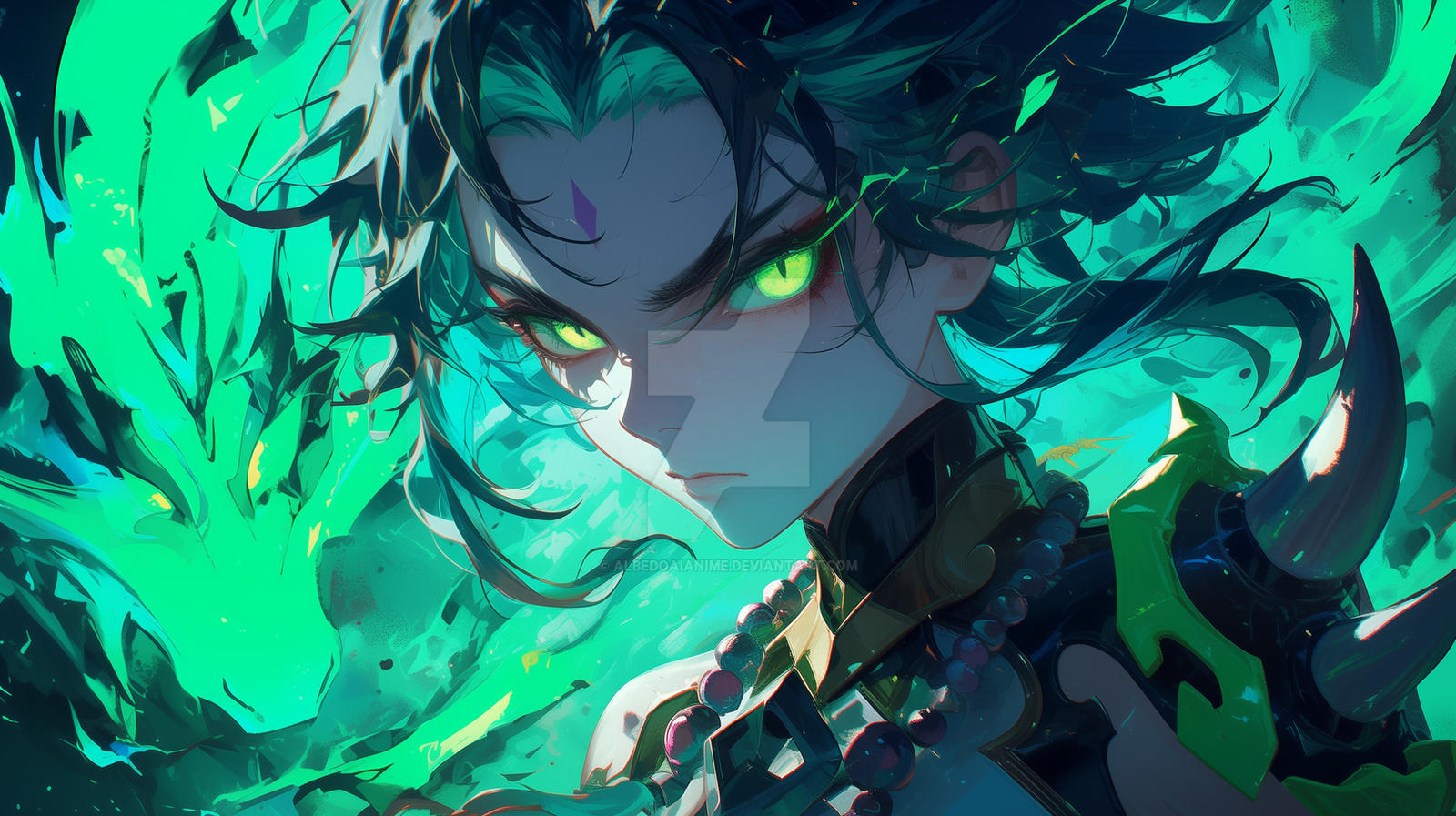 Desktop Wallpaper - Xiao (Genshin Impact) by AlbedoAIanime on DeviantArt