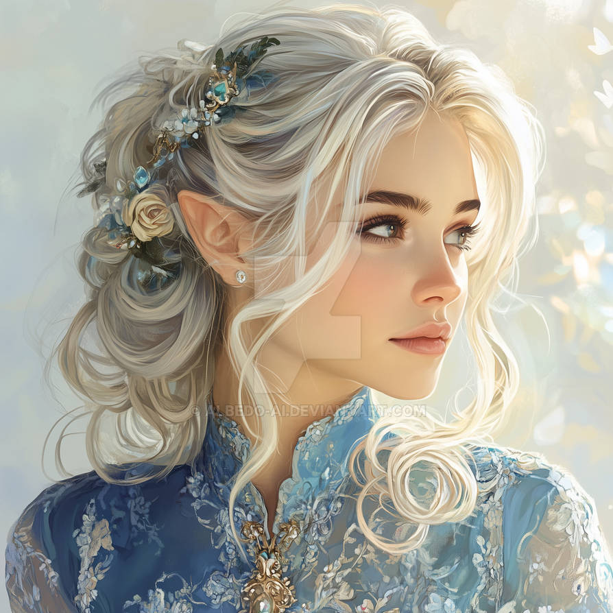 Elf Profile Animation Profile Picture Elf #4 by Albedo-AI on DeviantArt