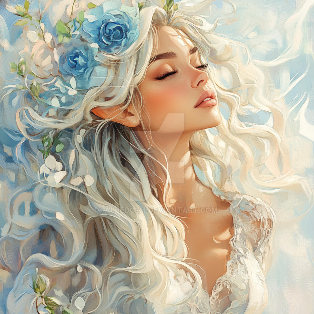 Elf Profile Animation Profilepicture Elf #7 by Albedo-AI on DeviantArt