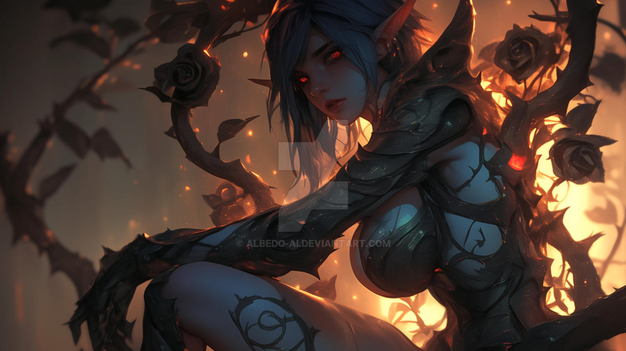 Albedo Roses Dark Roses #8 by Albedo-AI on DeviantArt