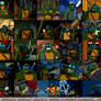 Leonardo Collage Wallpaper