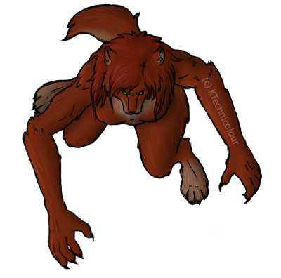 Werewolf Character Token