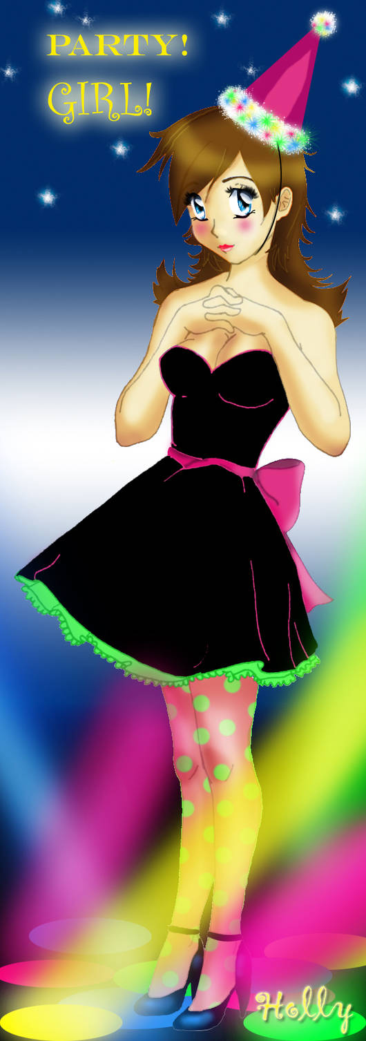 Female Party Characters Party Girl by HollyLu on DeviantArt