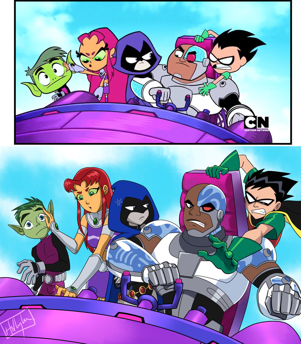 Teen Titans Go - Redraw by HollyLu on DeviantArt