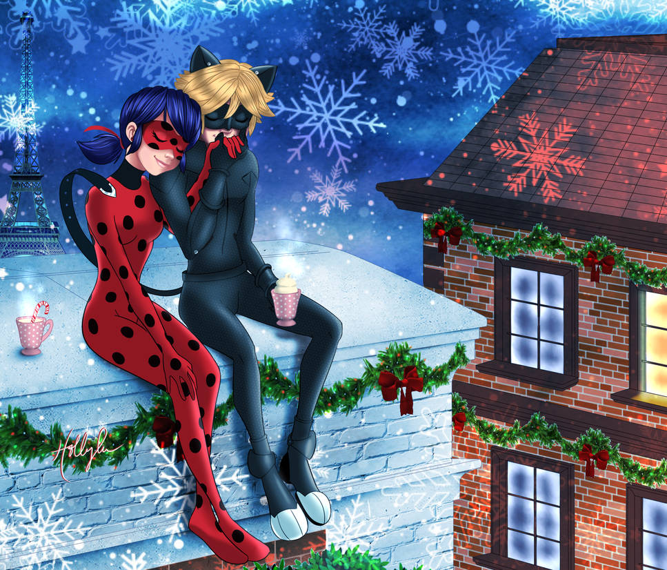 Commission of LadyNoir by HollyLu on DeviantArt