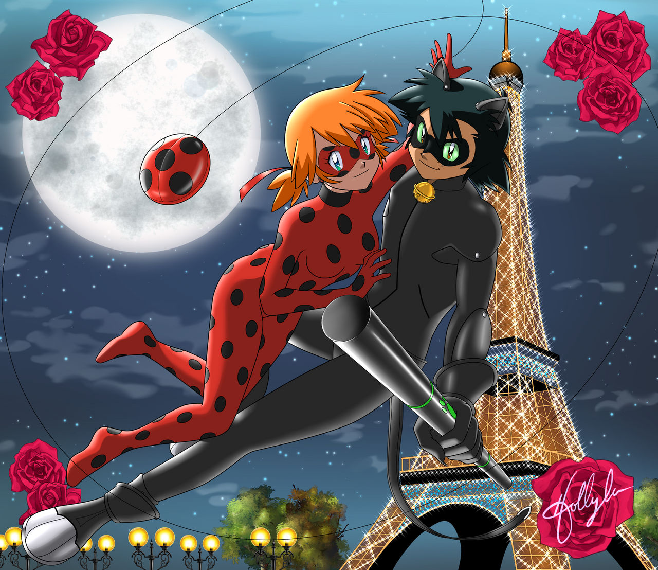 Mircuks Ladybug Charters Commission: Miraculous Pokeshipping by HollyLu on DeviantArt