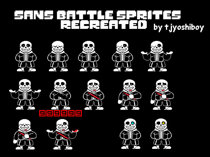 Sans Battle Sprite Head (mode changing)