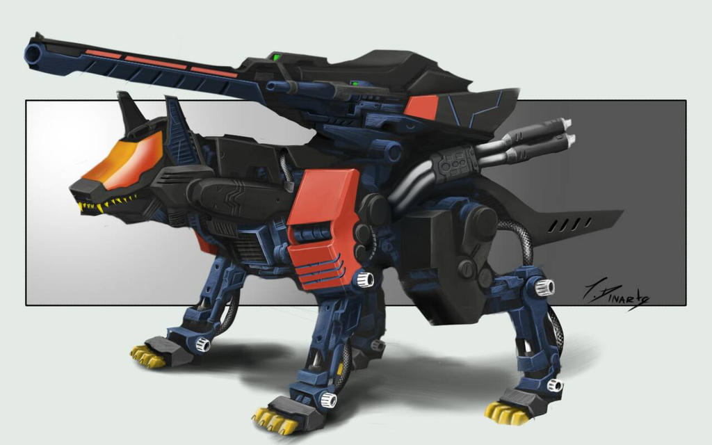zoids comand wolf by dinarteG on DeviantArt