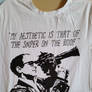 Hand Painted T-Shirt Jean-Luc Godard