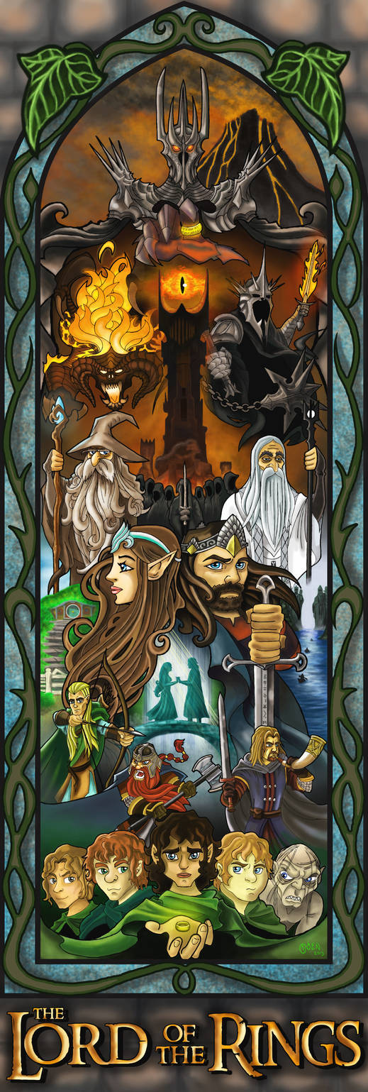 Lord of the Rings bookmarks by UnripeHamadryad on DeviantArt
