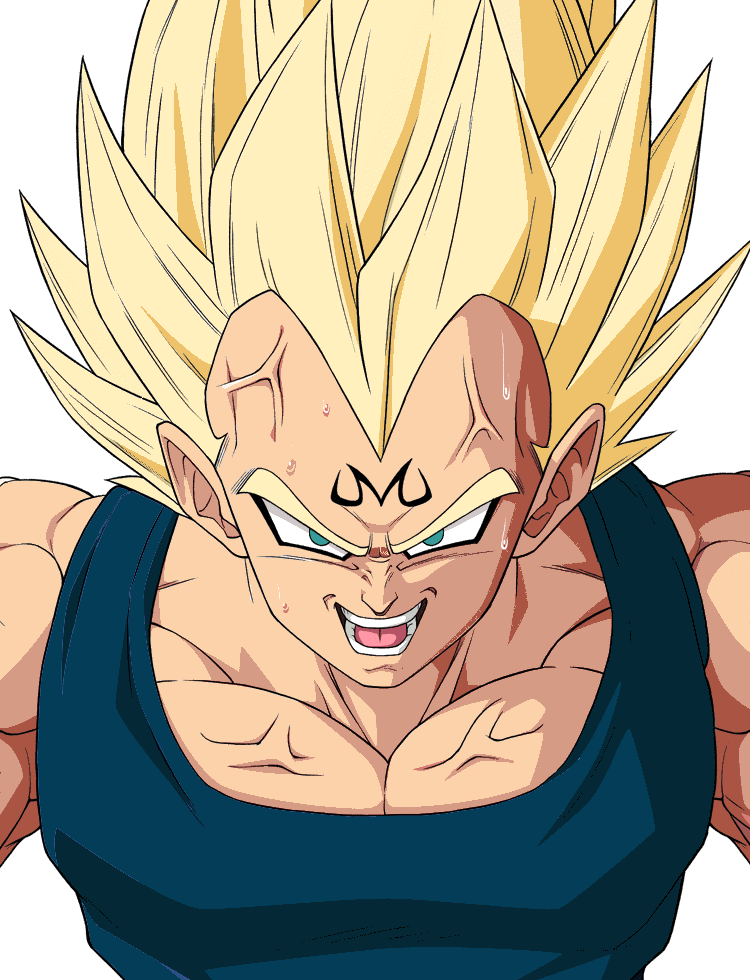 Pintura Majin Vejeta by Euzio on DeviantArt