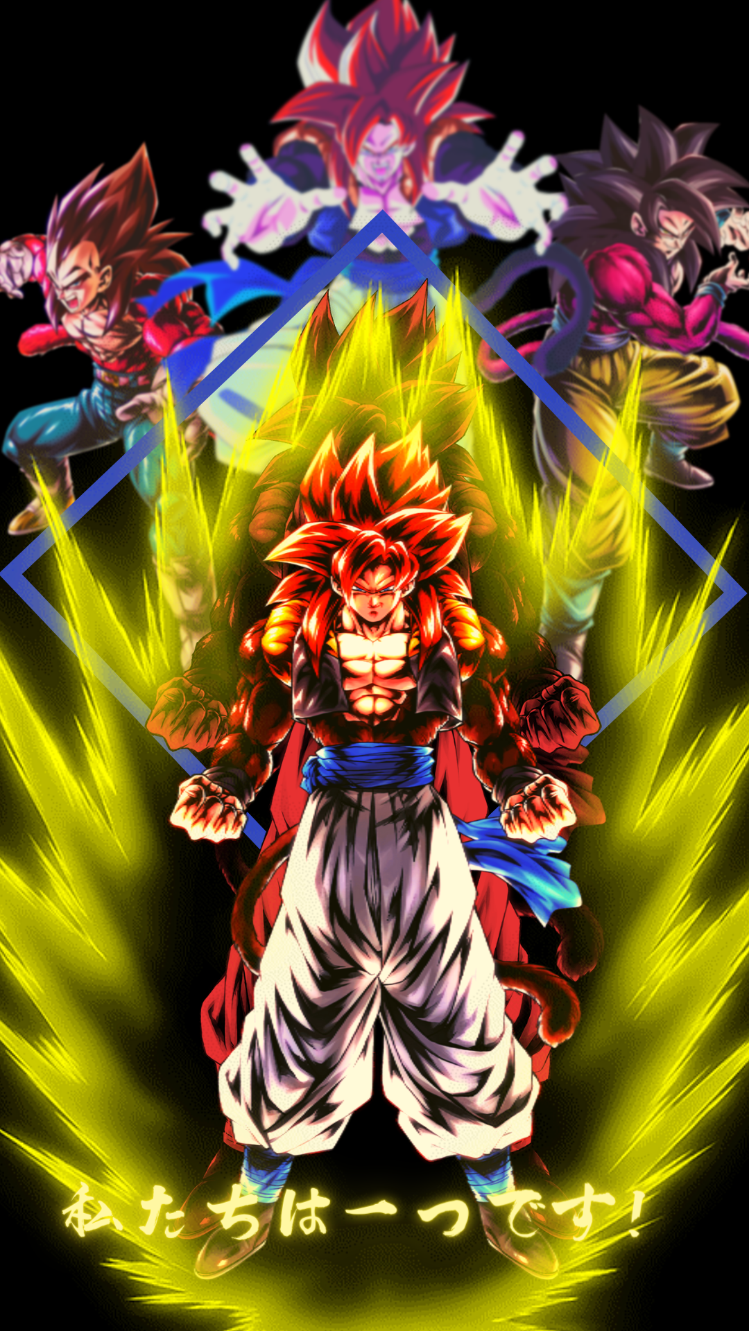 Gogeta SSJ4 wallpaper by DenniX07 - Download on ZEDGE™