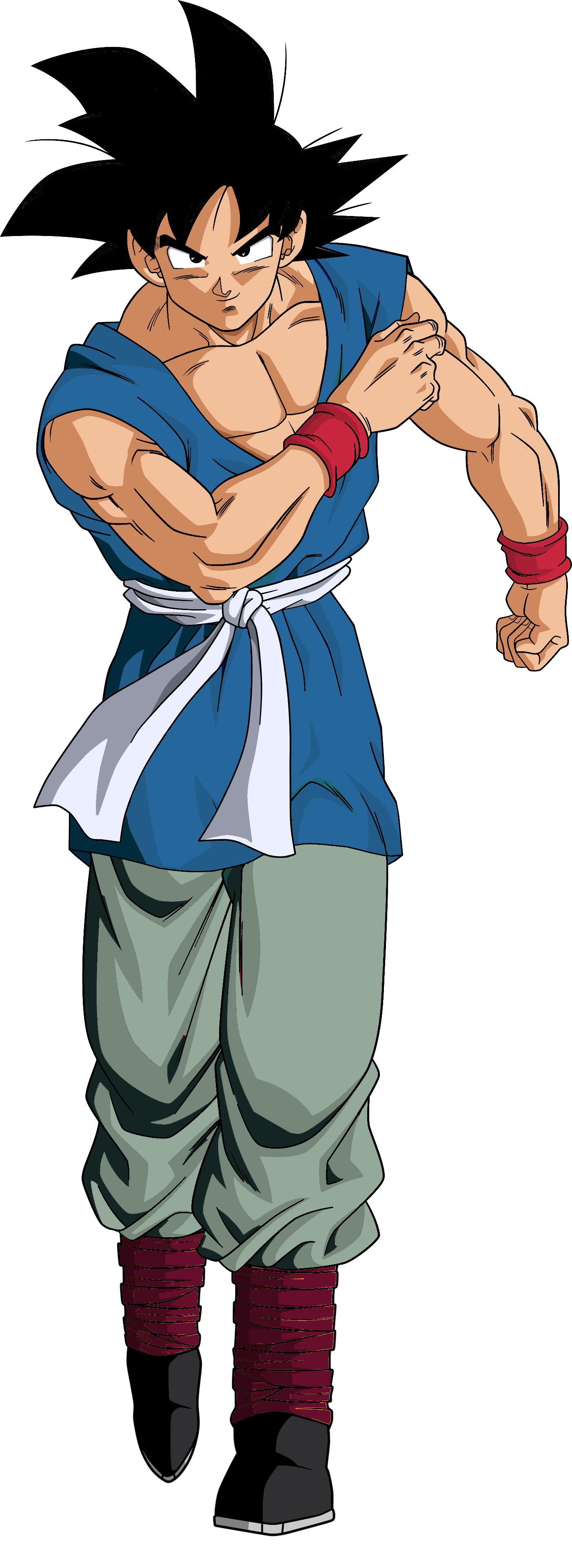 End of Z Goku in DB Kid Goku Daizenshu Colors