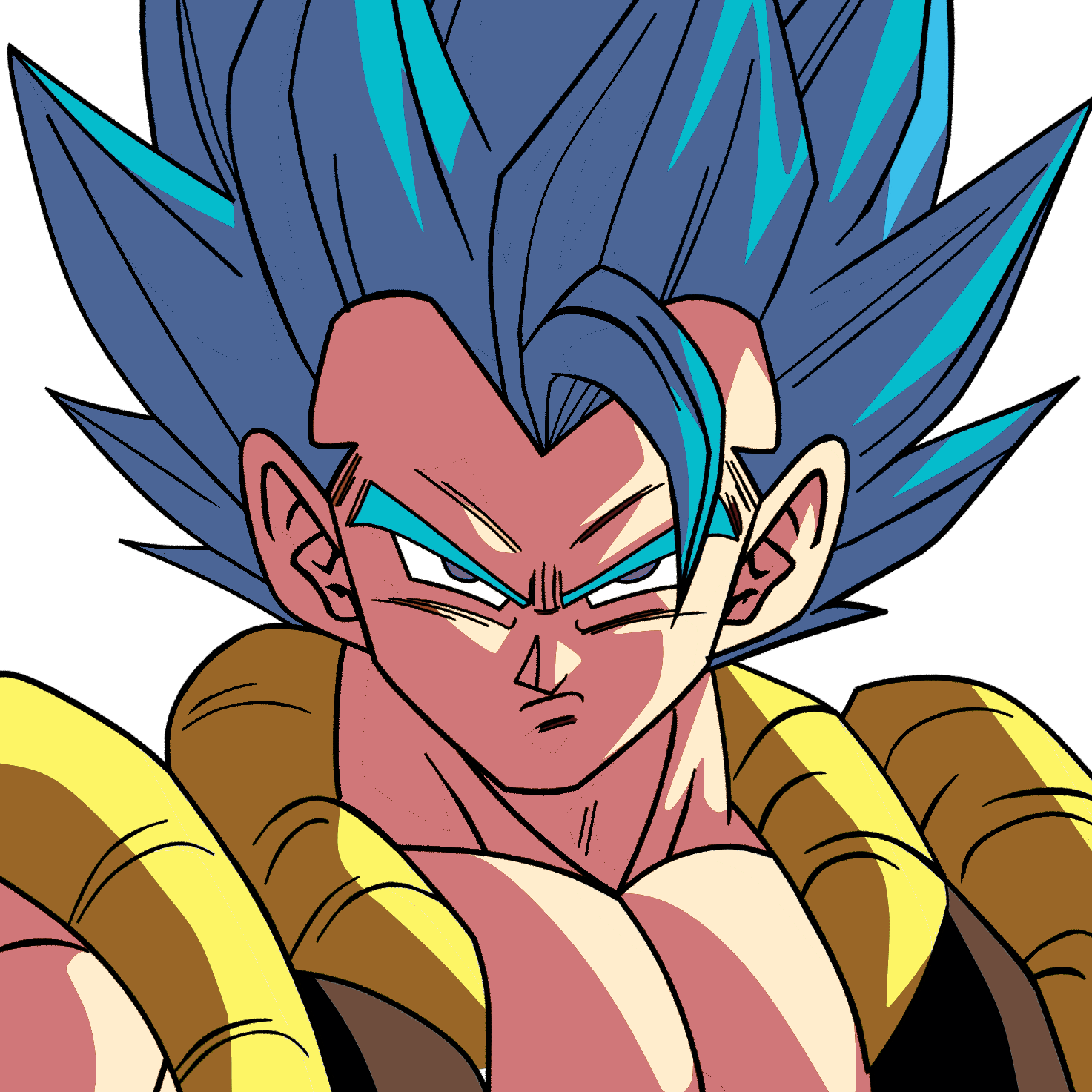 Gogeta Super Saiyan Blue [DBS Broly] by Teejee67 on DeviantArt